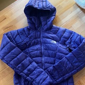 The North Face Puffer Jacket Goose Down 800 Fill Hooded Sz S